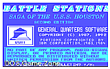 Battle Stations- Saga of the U.S.S. Houston DOS Game