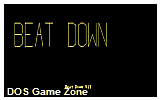 Beat Down DOS Game