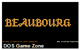 Beaubourg DOS Game