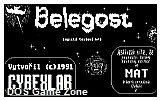 Belegost DOS Game