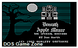 Beneath Apple Manor DOS Game