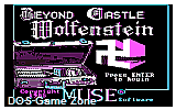 Beyond Castle Wolfenstein DOS Game