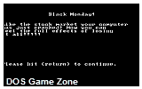 Black Monday DOS Game