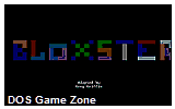 Bloxster DOS Game
