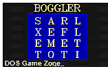 Boggler DOS Game
