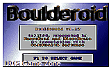 Boulderoid DOS Game