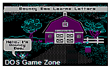Bouncy Bee Learns Letters DOS Game