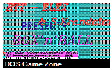 BoxnBall DOS Game