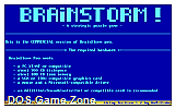 BrainStorm Pro DOS Game