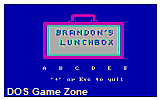 Brandons Lunchbox DOS Game