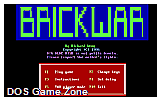 Brickwar DOS Game