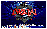 Brutal- Paws of Fury DOS Game