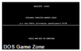 Bullseye DOS Game