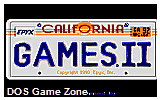 California Games II DOS Game