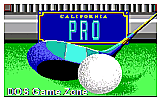 California Pro Golf DOS Game