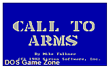Call to Arms DOS Game