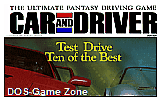 Car & Driver DOS Game