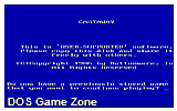 Castaway DOS Game