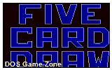 Catmar Five Card Draw DOS Game
