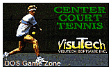 Center Court Tennis DOS Game