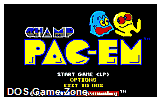 CHAMP Pac-em DOS Game