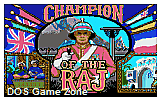 Champion of the Raj DOS Game