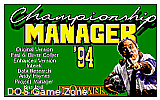 Championship Manager 94 DOS Game