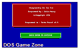 Championship Tic Tac Toe DOS Game