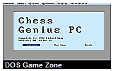 Chess Genius PC DOS Game