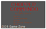 Chopper Commando DOS Game