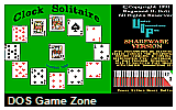 Clock Solitaire DOS Game