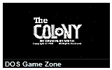 Colony, The DOS Game