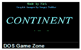 Continent DOS Game
