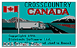 Crosscountry Canada DOS Game