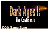 Dark Ages I- The Continents DOS Game
