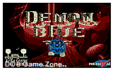 Demon Blue DOS Game