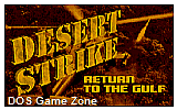 Desert Strike Return To The Gulf DOS Game