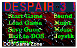 Despair 3 DOS Game