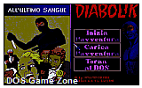 Diabolik 10 - All'Ultimo Sangue DOS Game