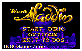 Disneys Aladdin Demo DOS Game