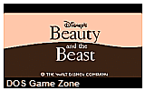 Disneys Beauty and the Beast DOS Game