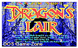Dragons Lair DOS Game