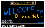 DressMeUp DOS Game