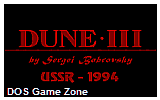 Dune 3 Russian DOS Game