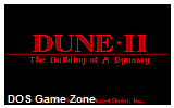 Dune II- The Building of a Dynasty DOS Game