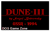 Dune III DOS Game