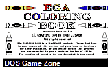EGA Coloring Book DOS Game