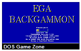 Ega Gammon DOS Game