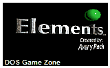 Elements DOS Game