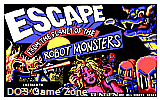 Escape from the Planet of the Robot Monsters DOS Game
